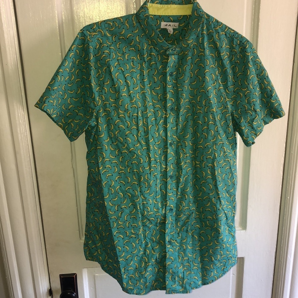 The Rail Banana Short Sleeve Button Down